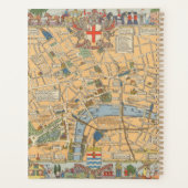 イギリス・ロンドンの子ども向け地図 プランナー手帳 (裏面)