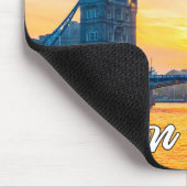 イギリス，ロンドンの日統一された没 マウスパッド (コーナー)