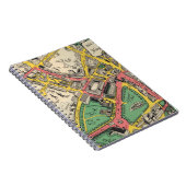 イギリス·ロンドンの検死路地図 ノートブック (右側)