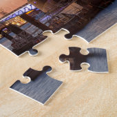 イギリス、ロンドンの美しい夕日 ジグソーパズル (側面)