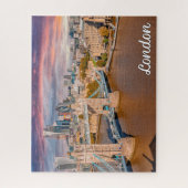 イギリス，ロンドンの美しい街 ジグソーパズル (縦)