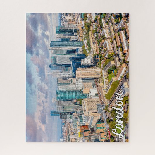 イギリス,ロンドンの美しい街 ジグソーパズル (縦)