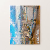 イギリス，ロンドンの美しい街 ジグソーパズル (縦)