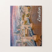 イギリス，ロンドンの美しい街 ジグソーパズル (縦)