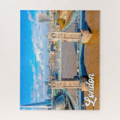 イギリス，ロンドンの美しい街 ジグソーパズル (縦)