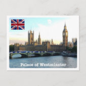 イギリス – ロンドン – ウェストミンスター宮殿 –  ポストカード (正面)