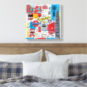 イギリス，ロンドン キャンバスプリント (インサイチュ (寝室))