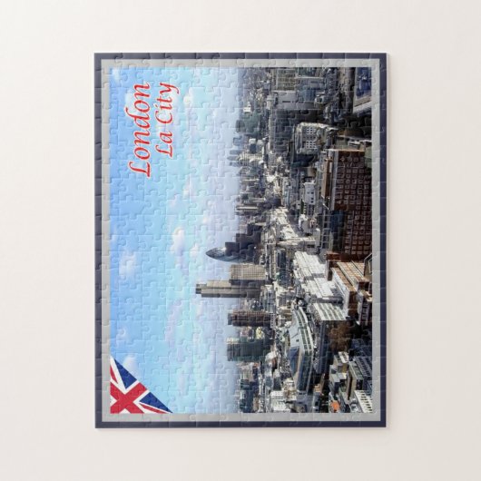 イギリス – ロンドン – シティ –  ジグソーパズル (縦)
