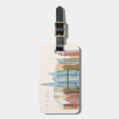 イギリス，ロンドン |スカイライン ラゲッジタグ (正面縦)