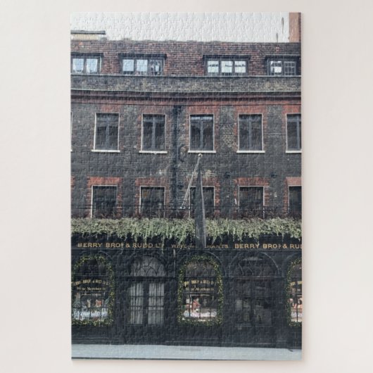 イギリス,ロンドン,セントジェームス通り,ワインショップ ジグソーパズル (縦)