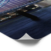 イギリス、ロンドン、タワーブリッジ3 ポスター (角)