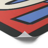 イギリス,ロンドン |ハンドロー鮮やかンデザイン ポスター (角)