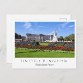 イギリス,ロンドン,バッキンガム宮殿 ポストカード (正面/裏面)