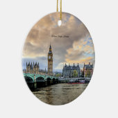 イギリス，ロンドン，ビクトリア・ブリッジ セラミックオーナメント (右)