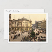 イギリス,ロンドン,ピカデリー・サーカス ポストカード (正面/裏面)