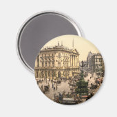 イギリス，ロンドン，ピカデリー・サーカス マグネット (正面/裏面)