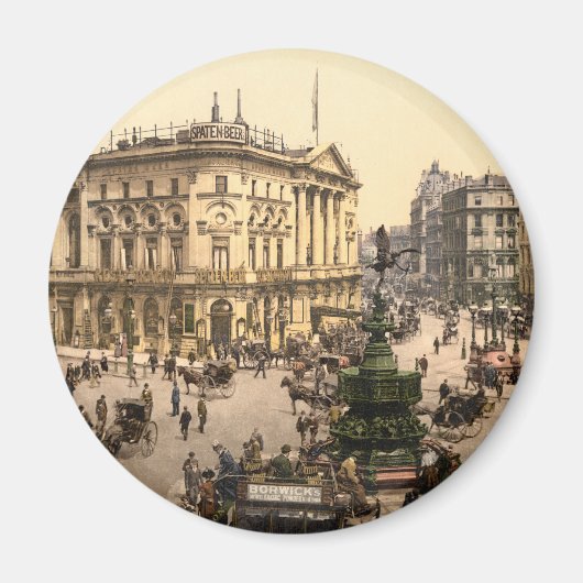 イギリス，ロンドン，ピカデリー・サーカス マグネット (正面)