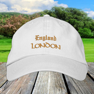 イギリス・ロンドン・ファッション英国/英国の愛国者 刺繍入りキャップ