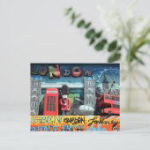 イギリス，ロンドン ポストカード (スタンド正面)