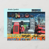 イギリス，ロンドン ポストカード (正面/裏面)