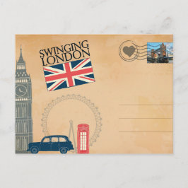 イギリス，ロンドン ポストカード