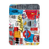 イギリス，ロンドン マグネット (縦)