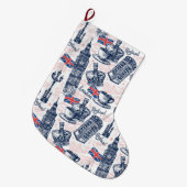 イギリス，ロンドン ラージクリスマスストッキング (正面 (吊り時))