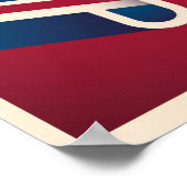 イギリス,ロンドン |レトロ図解入りの、写真付きのタイポグラフィ ポスター (角)