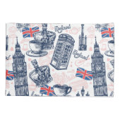 イギリス,ロンドン 枕カバー (裏面-左)