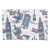 イギリス,ロンドン 枕カバー (正面左)
