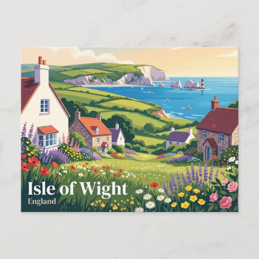 イギリス ワイト島 ポストカード (正面)