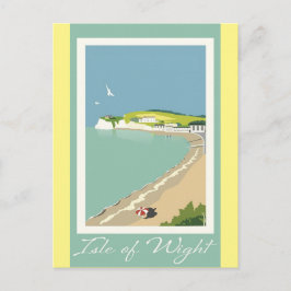 イギリス ワイト島 ヴィンテージ トラベル ポスター ポストカード