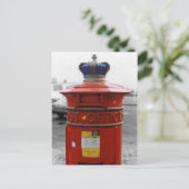 イギリス ヴィクトリア時代のポストボックス - リバプール特別版1 ポストカード (スタンド正面)