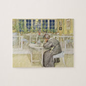 イギリス-勉強への旅行の前の夕べ ジグソーパズル (横)