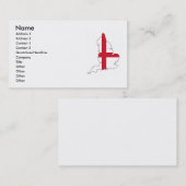 イギリス 名刺 (正面/裏面)