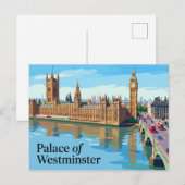 イギリス 国会議事堂 ポストカード (正面/裏面)