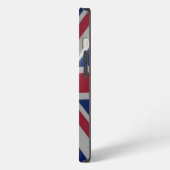 イギリス+国旗+波 iPhoneケース (左側面)
