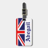 イギリス-旗-ラベル ラゲッジタグ (正面縦)