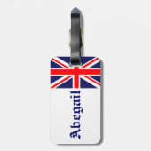 イギリス-旗-ラベル ラゲッジタグ (裏面縦)