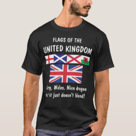 イギリス…残念なウェールズの旗! Tシャツ