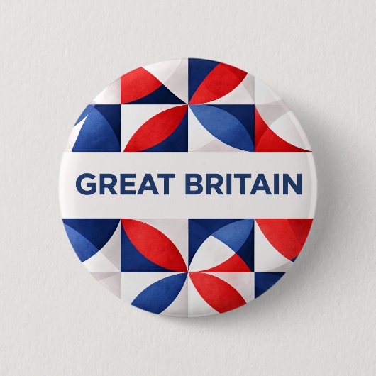 イギリス 缶バッジ (正面)