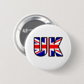 イギリス 缶バッジ (正面&裏面)