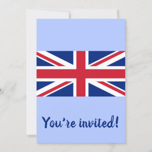 イギリス(英国の旗)(ユニオンジャック)(UK) GB 招待状