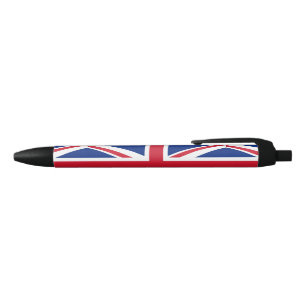 イギリス (英国旗) (ユニオンジャック) (UK) GB 黒ボールペン