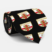 イギリス、英語、3頭のライオンのバッジまたは頂上、黒いBac ネクタイ (ロール)