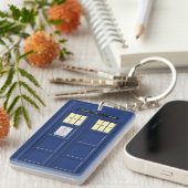 イギリス - 青い警察の公衆電話ボックス1 キーホルダー (正面右)