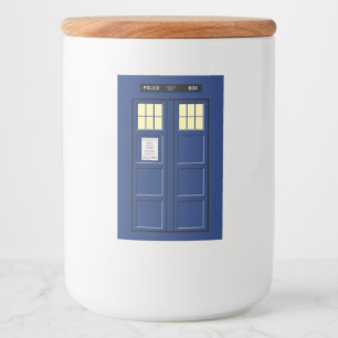 イギリス-青い警察公共呼出し箱1 フードラベル