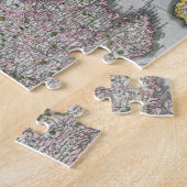 イギリス| 1631年の地図 ジグソーパズル (側面)