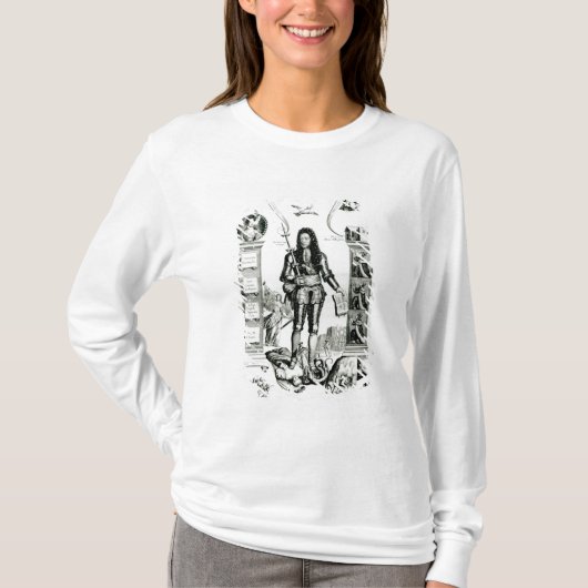 イギリス、1690年10月の紋章 Tシャツ (正面)