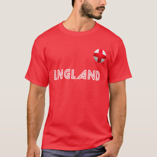 イギリス- 3頭のライオンのフットボール Tシャツ